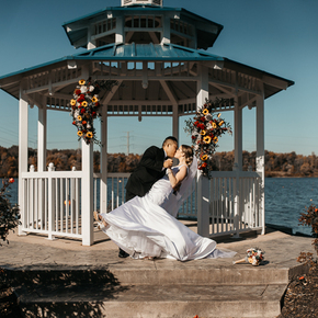 Romantic wedding venues in NJ at Boathouse Mercer Lake LBTP-29
